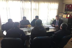 AHMETLİ TOKİ İMAMI VE YETKİLİLERİNDEN CAMİ İLE İLĞİLİ SORUNLARI KONULU TOPLANTI