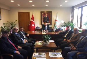 İl Tarım Gıda ve Hayvancılık Müdürü Hamit AYGÜL'ü Makamında Ziyaret