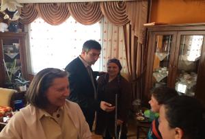 Ameliyat olan Şükran KAVRAK Ablamızı Evinde Geçmiş Olsun Ziyaretimiz